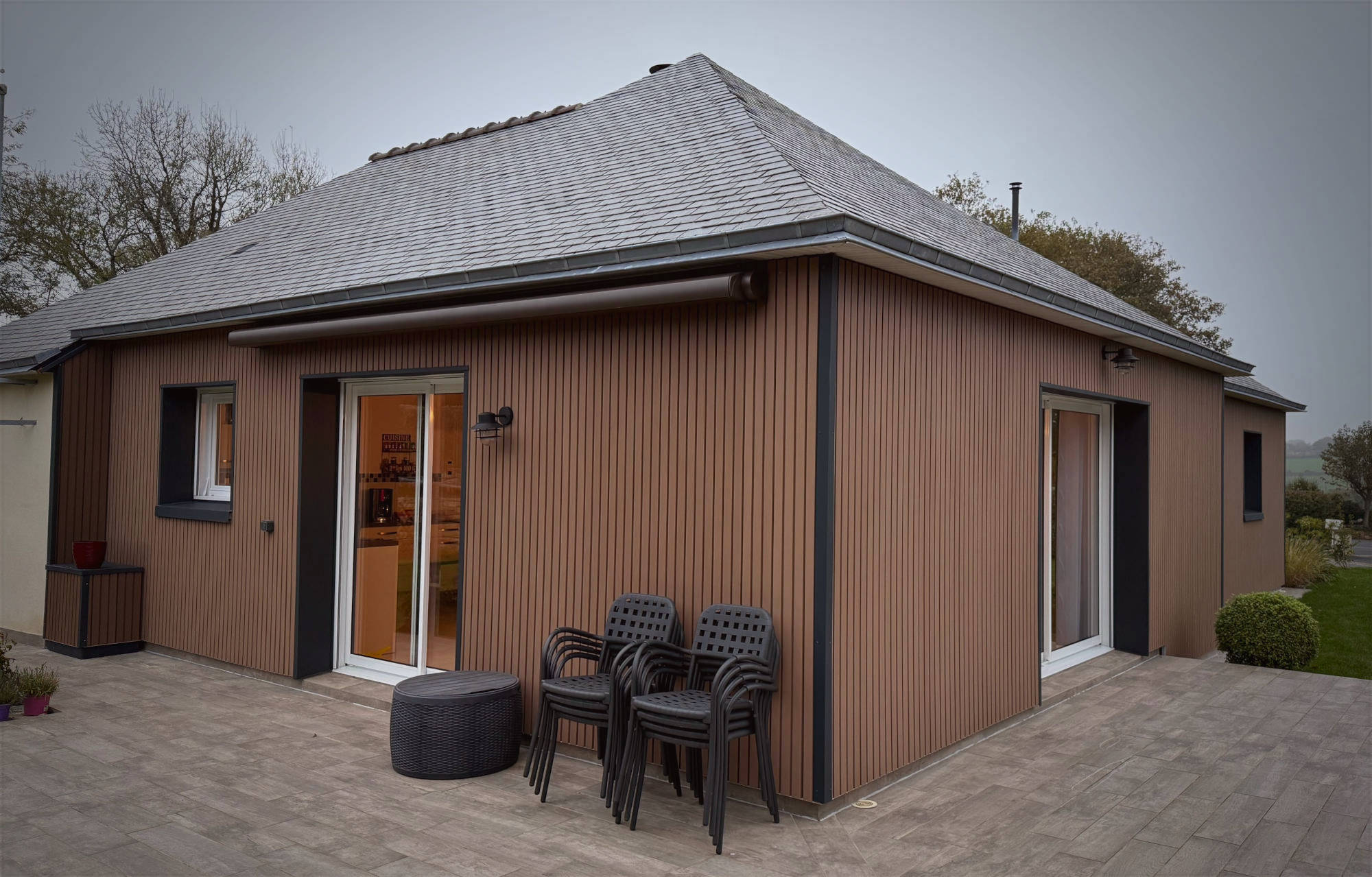 ISOL' Façade 44 - Bardage Composite Bois Pornic